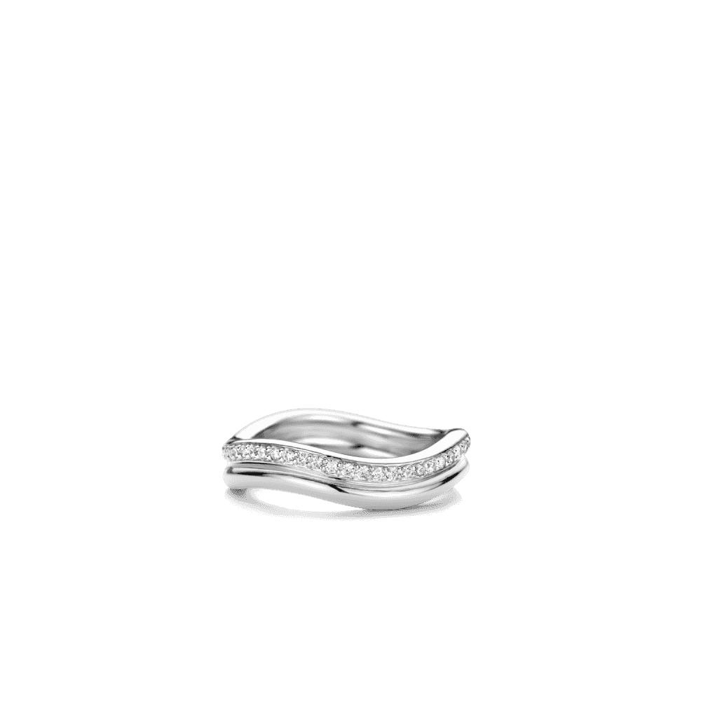 STERLING SILVER WITH PAVE ZIRCONIA