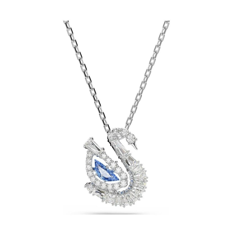 SWAROVSKI BLUE SWAN MIXED CUTS PENDANT