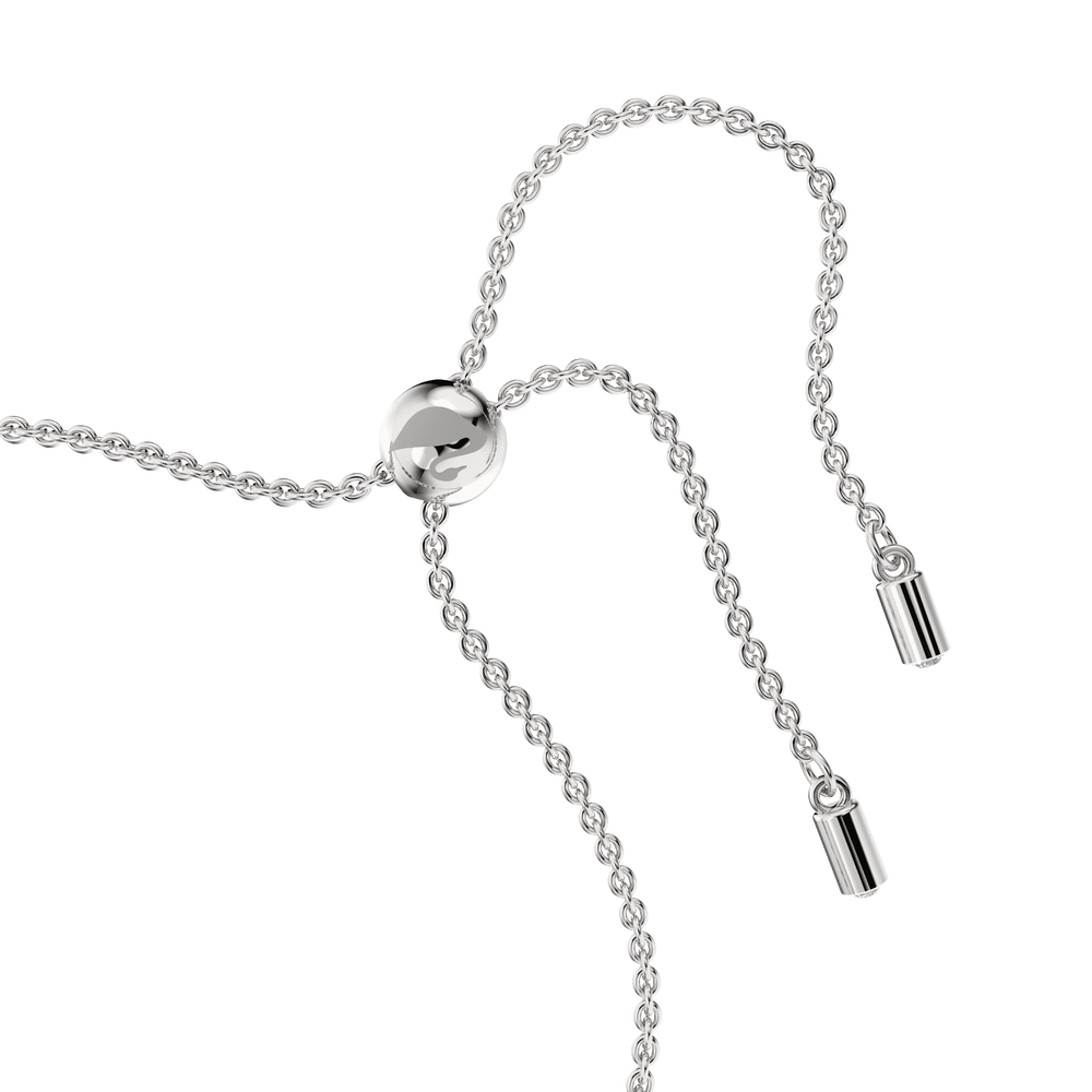 SWAROVSKI EXALTA BRACELET AQUAMARINE CRYSTALS RHODIUM PLATED