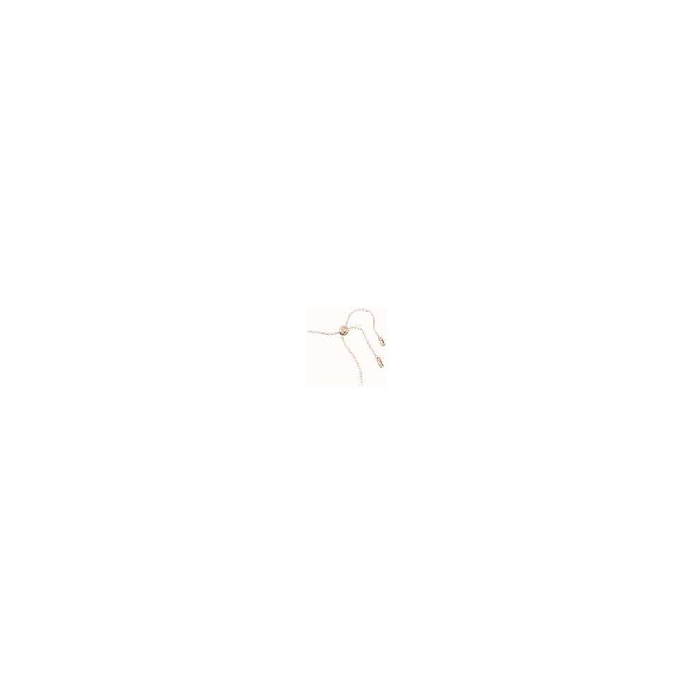 SWAROVSKI HOLLOW INTERLOCKING LOOP ROSE GOLD BRACELET