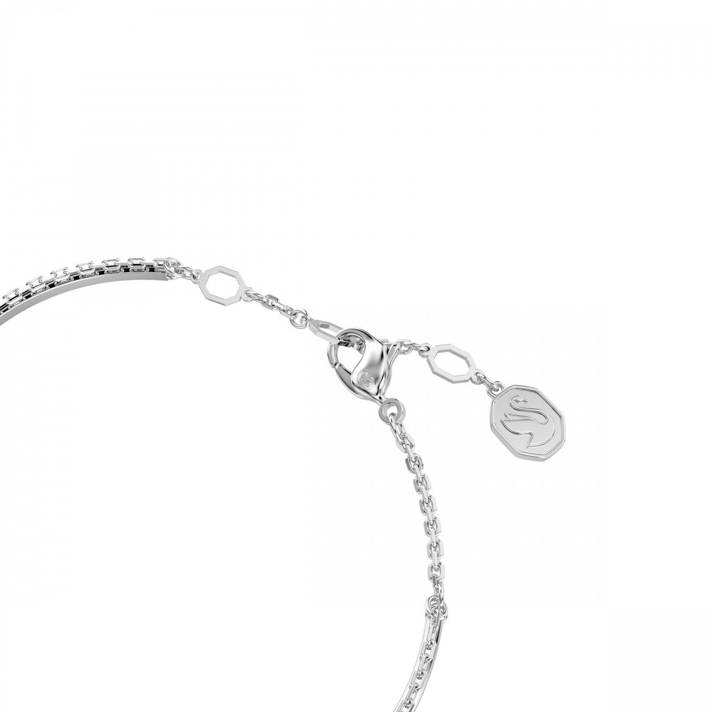 SWAROVSKI METEORA WHITE RHODIUM PLATED BANGLE