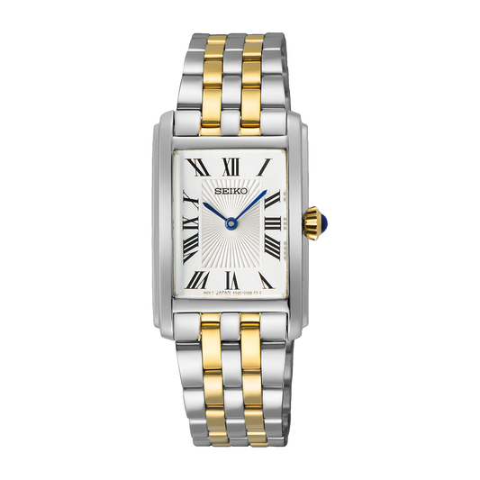 SEIKO LADIES TWO-TONED STAINLESS STEEL WATCH