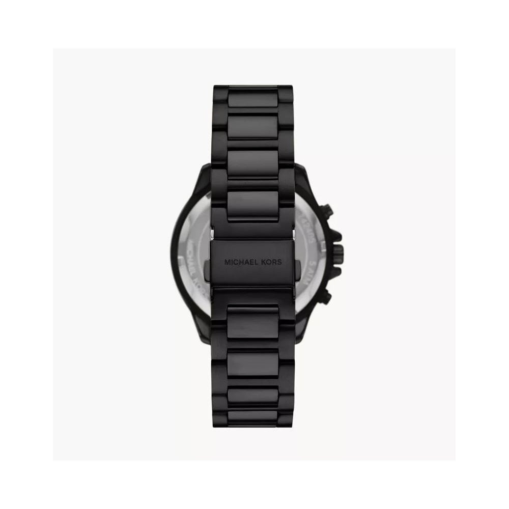 Sage, Chronograph, Black & Blue Dial, Gents Black Stainless Steel Watch