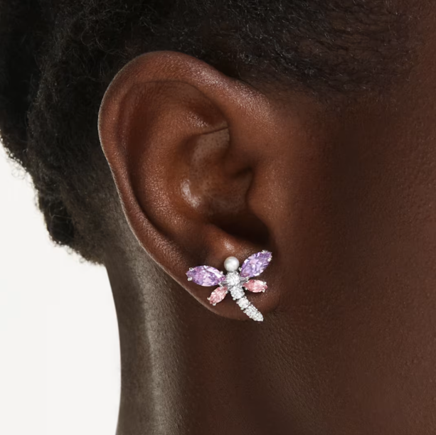 SWAROVSKI ARIANA GRANDE DRAGONFLY MOTIF STUD EARRINGS