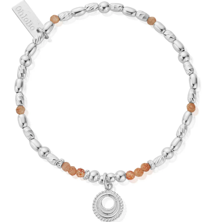 CHLOBO PEACH MOONSTONE SACRAL CHAKRA BRACELET