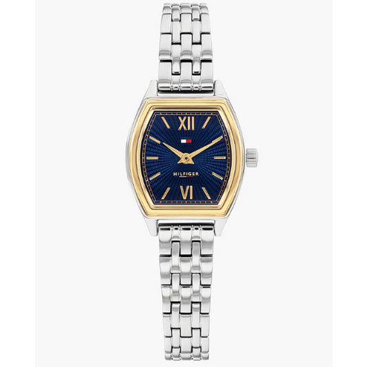 TOMMY HILFIGER BLUE DIAL LADIES STAINLESS STEEL WATCH