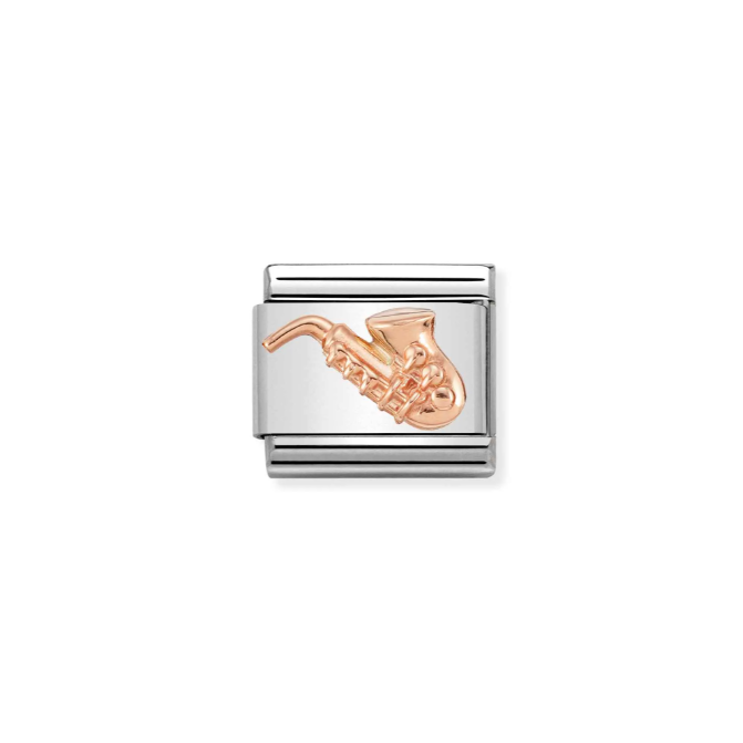 Rosegold Saxophone Nomination Charm