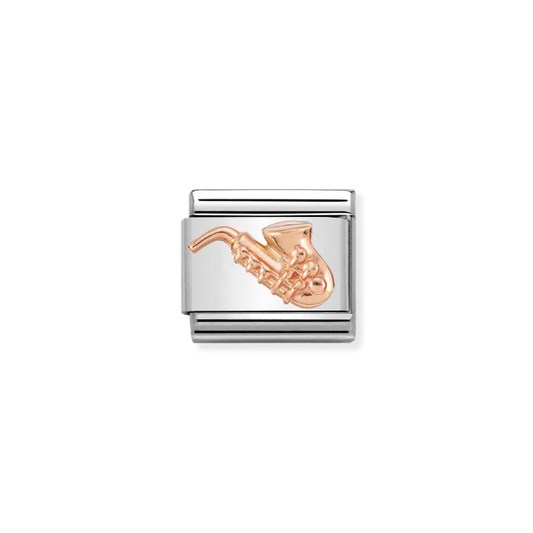 Rosegold Saxophone Nomination Charm