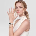 Daniel Wellington White Dial Ladies Green Lizard Leather Watch