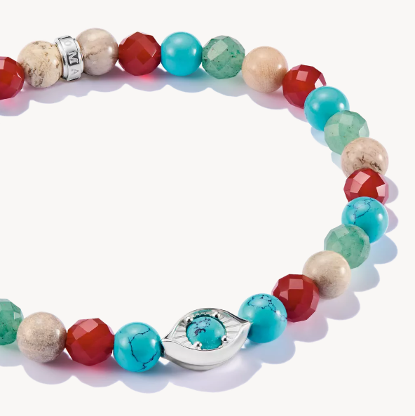 Multicolored Eye Bead Thomas Sabo Bracelet