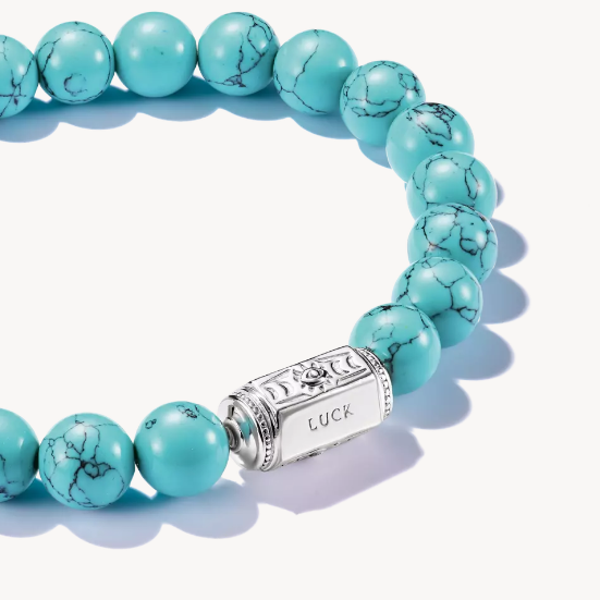 Silver Turquoise Bead Thomas Sabo Bracelet