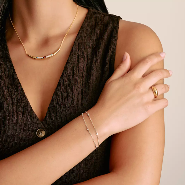 CZ Double-Row Bracelet