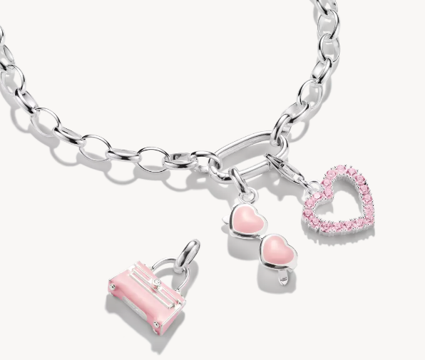Pink Handbag Connect Charm