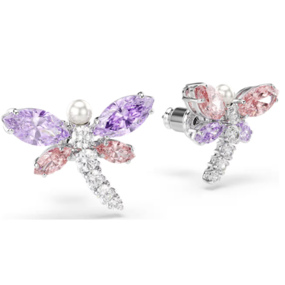 SWAROVSKI ARIANA GRANDE DRAGONFLY MOTIF STUD EARRINGS