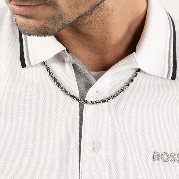BOSS MYLES GENTS STAINLESS STEEL CHAIN