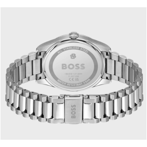 BOSS CHESWICK BLUE DIAL GENTS STAINLESS STEEL WATCH