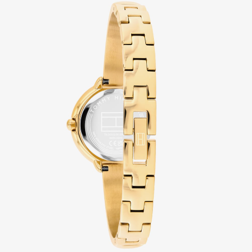 TOMMY HILFIGER LADIES GOLD STAINLESS STEEL WATCH