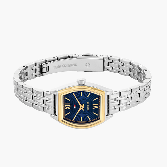 TOMMY HILFIGER BLUE DIAL LADIES STAINLESS STEEL WATCH