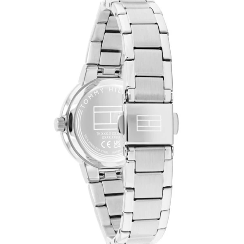 TOMMY HILFIGER BLUE DIAL LADIES STAINLESS STEEL WATCH