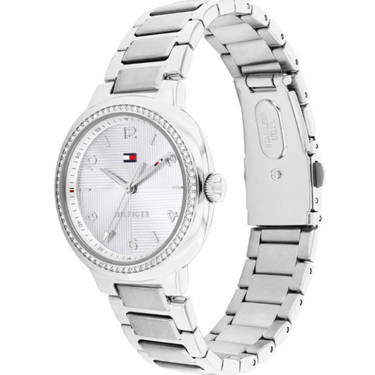 TOMMY HILFIGER LADIES STAINLESS STEEL WATCH
