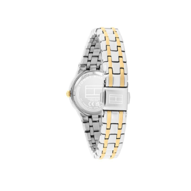 TOMMY HILFIGER LADIES TWO-TONED STAINLESS STEEL WATCH