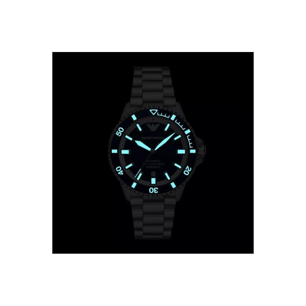 Sea Explorer, Automatic, Blue Dial, Gents Stainless Steel Watch