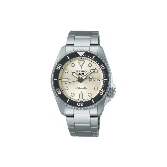 Seiko 5 Sports SKX Sports Cream Dial Watch