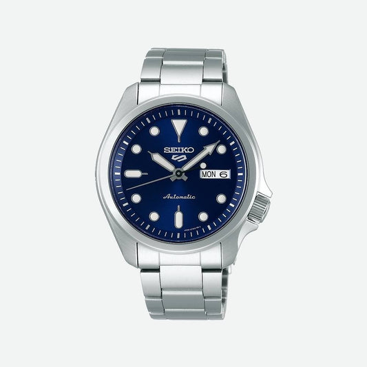 Seiko Analogue Automatic Day-Date Watch with Stainless Steel Bracelet 