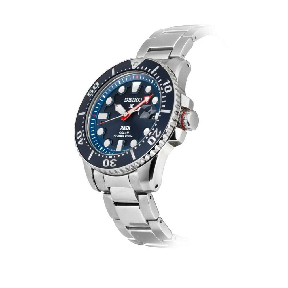 Seiko Mens “Prospex PADI” Solar Watch 