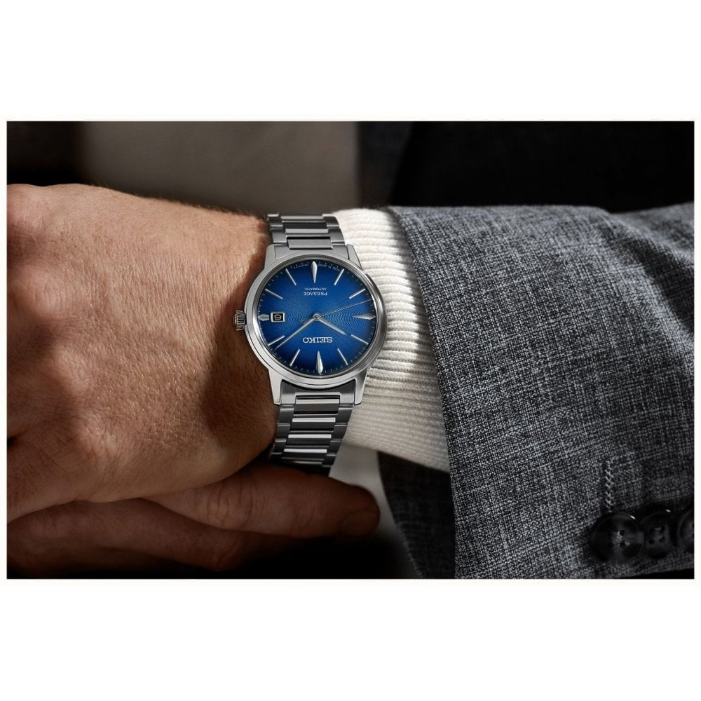 Seiko Presage Cocktail Time Blue Dial Watch