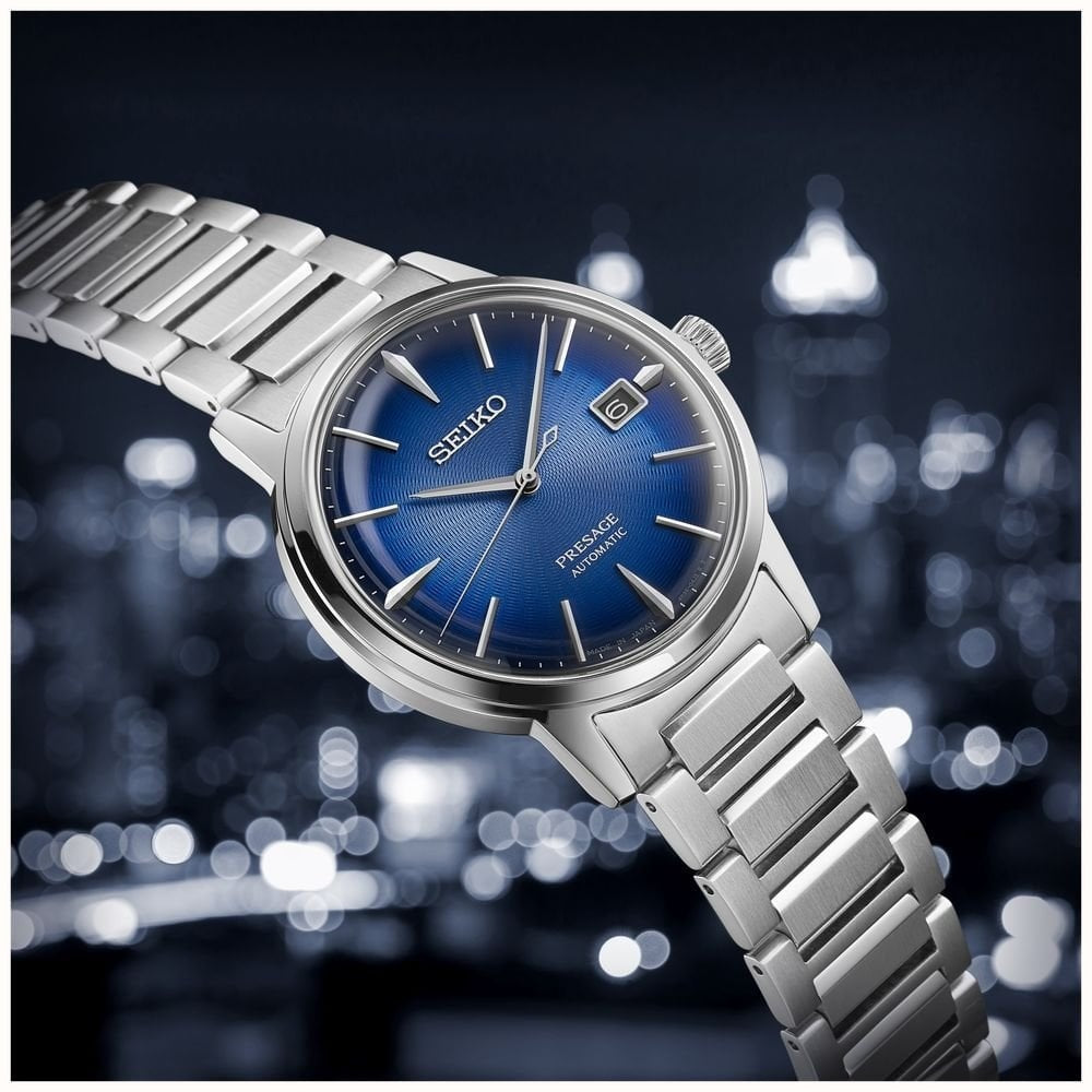 Seiko Presage Cocktail Time Blue Dial Watch
