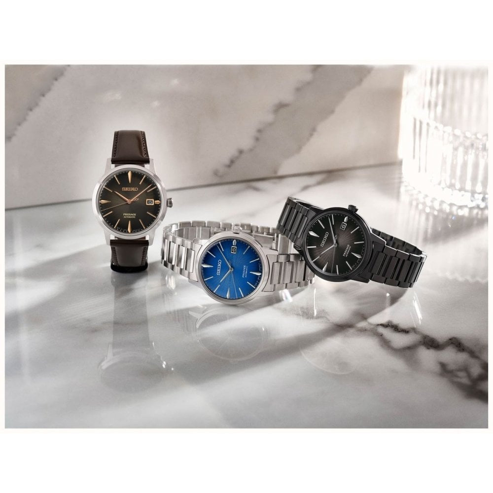 Seiko Presage Cocktail Time Blue Dial Watch