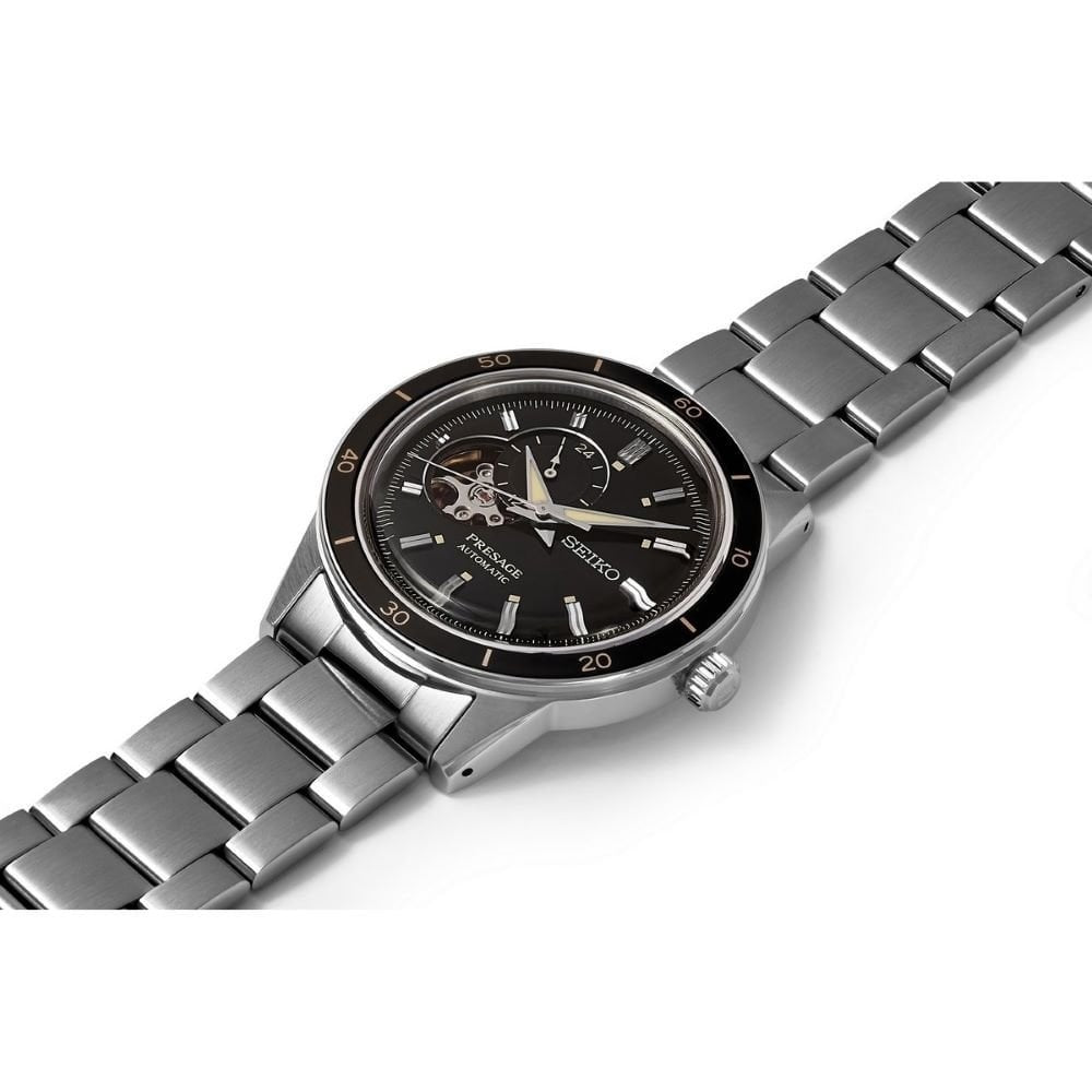 Seiko Presage Style60's Black Dial Watch