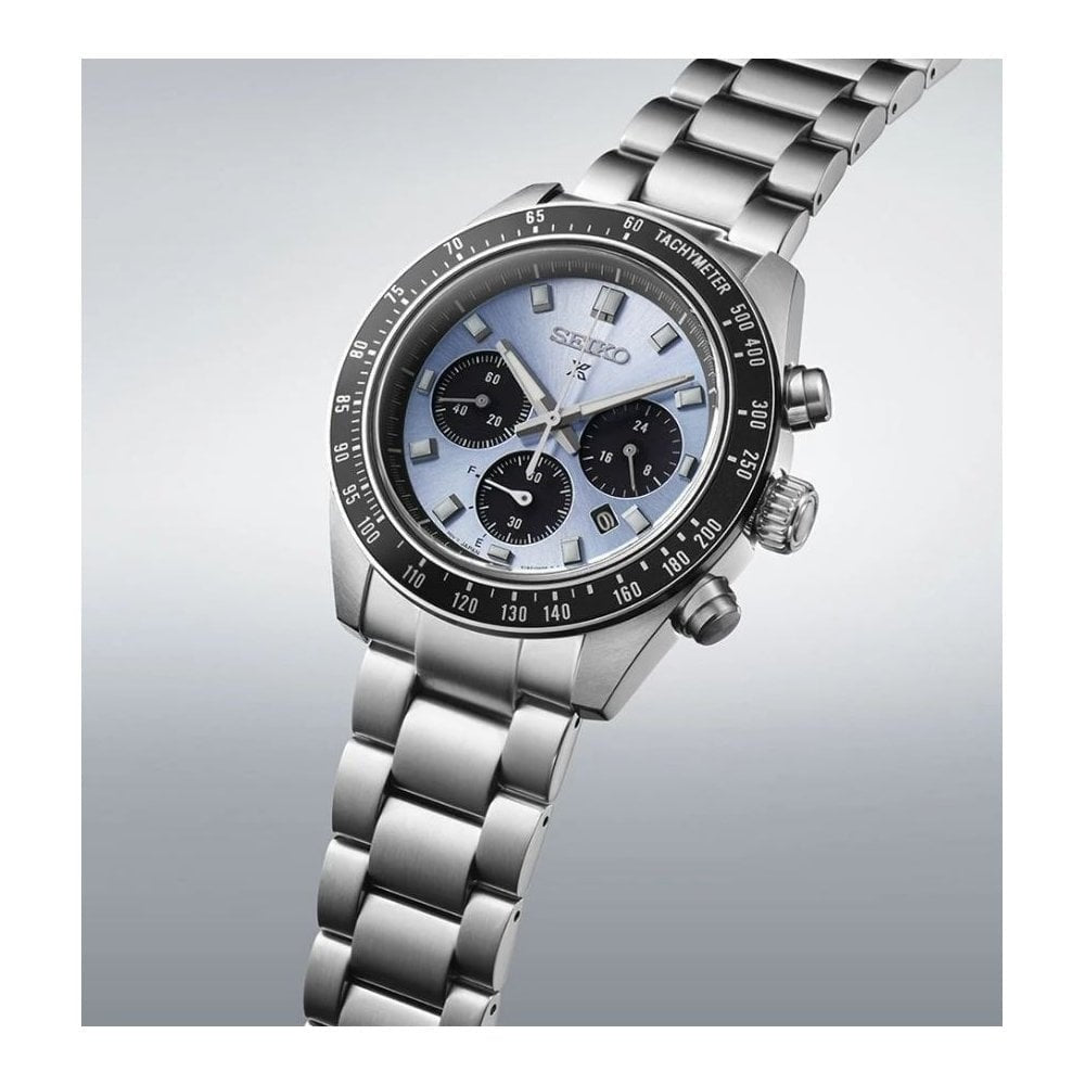 Seiko Prospex “Crystal Trophy” Solar Chronograph Gents Stainless Steel Watch
