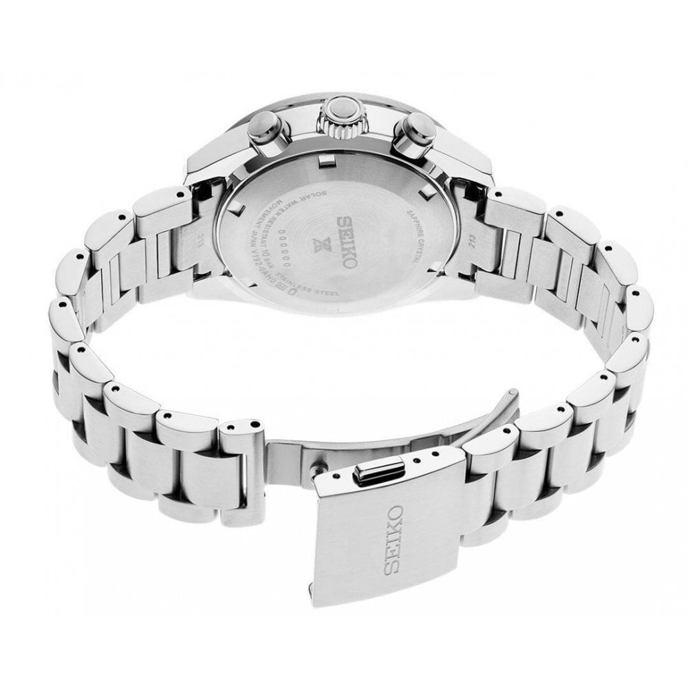 Seiko Prospex “Crystal Trophy” Solar Chronograph Gents Stainless Steel Watch