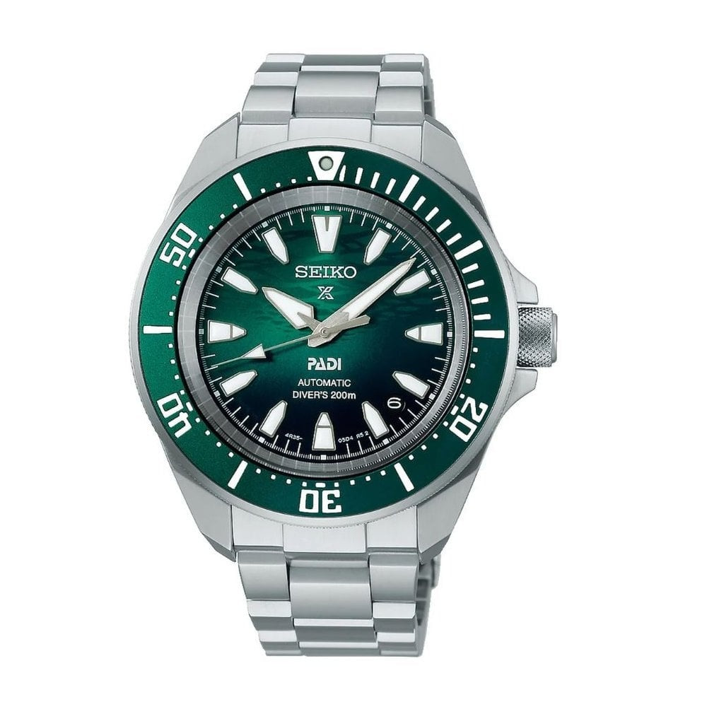 Seiko X 60th Anniversary Padi, Green Samuri Dial, Automatic, Special Edition Gents Stainless Steel Watch