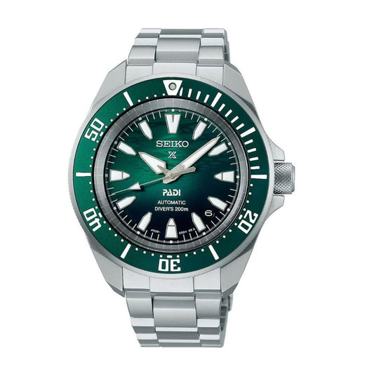 Seiko X 60th Anniversary Padi, Green Samuri Dial, Automatic, Special Edition Gents Stainless Steel Watch