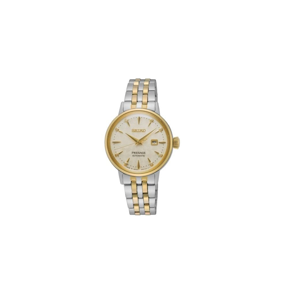 Seiko presage cocktail time 'white lady' diamond twist
