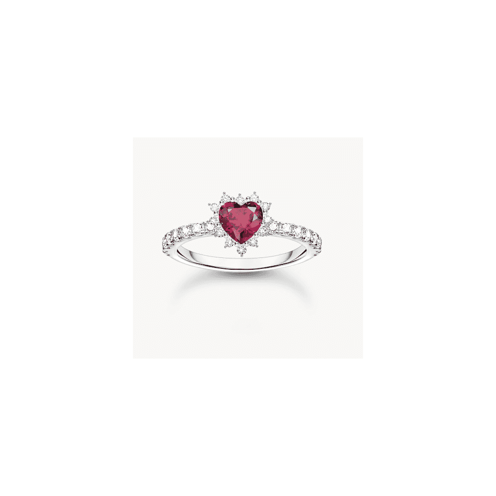 Silver heart ring Romance