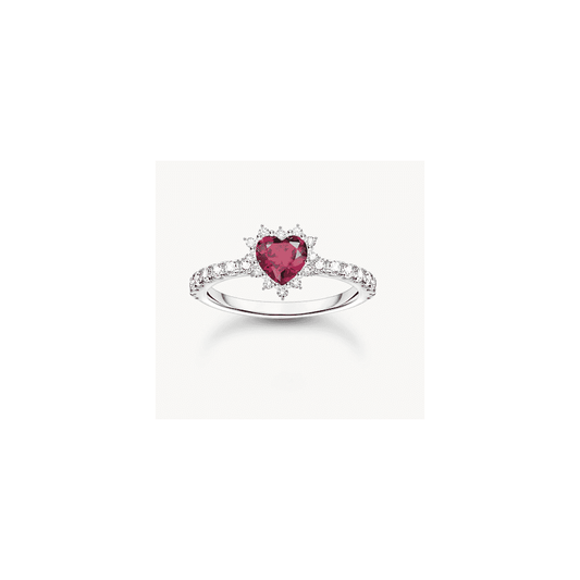 Silver heart ring Romance