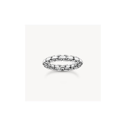 Silver ring box chain size 58