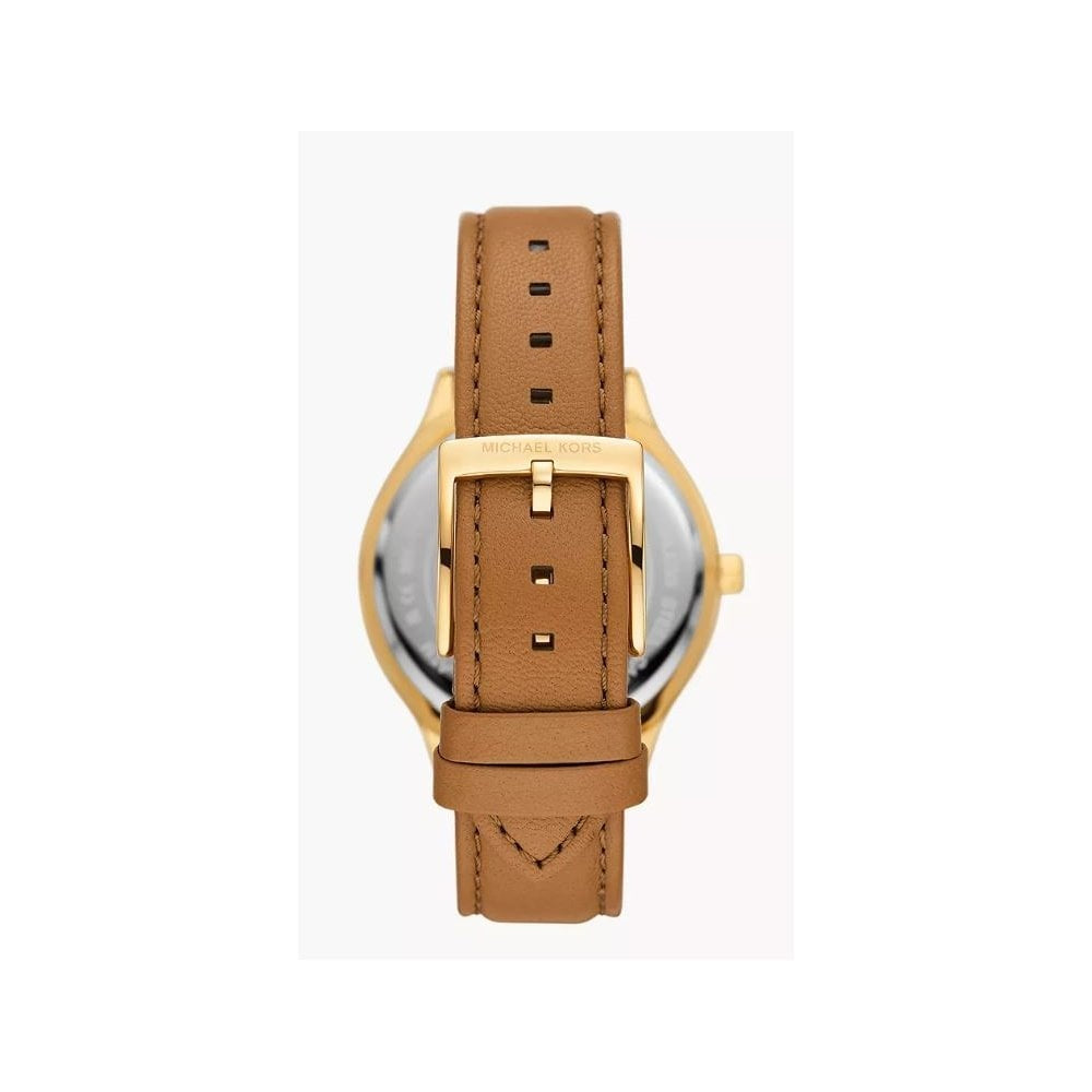 Slim Runway, Ladies Brown Leather Watch