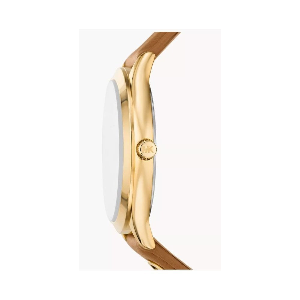 Slim Runway, Ladies Brown Leather Watch