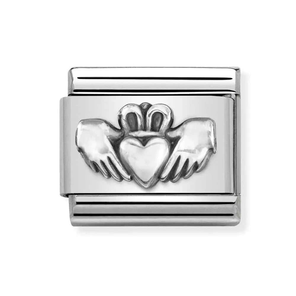 Stainless Steel Claddagh Charm