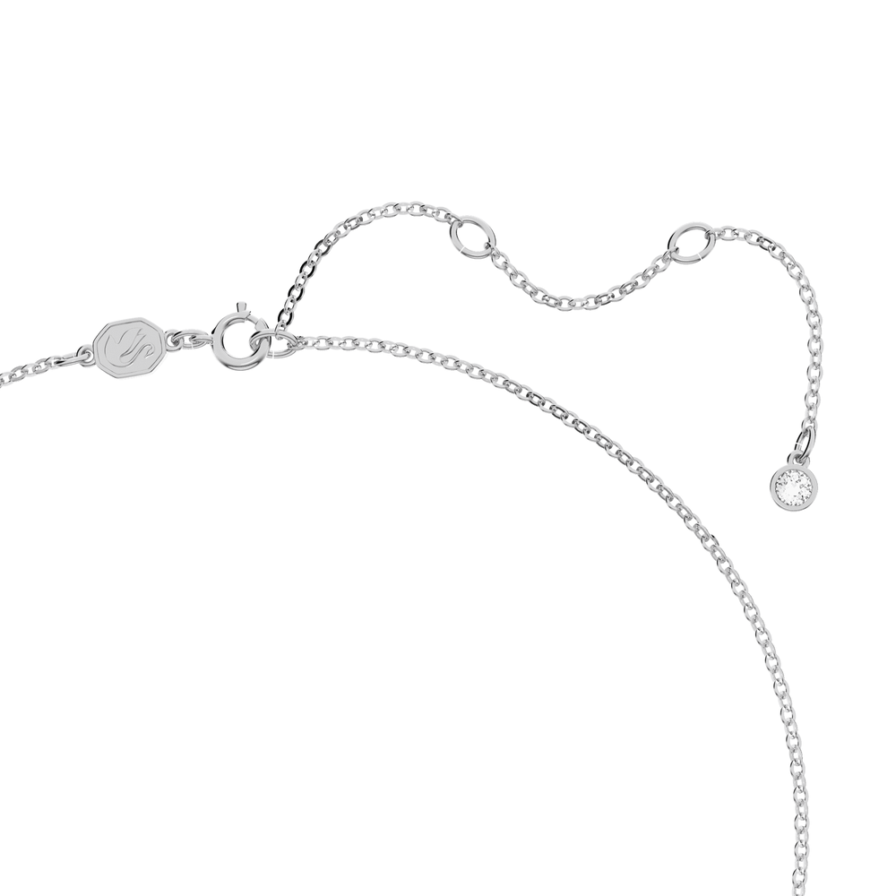 Stella pendant Star, Blue, Rhodium plated