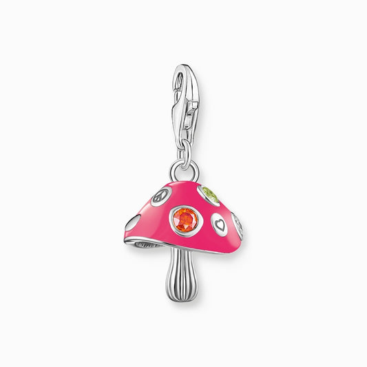 Sterling Silver Colourful Fly Agaric Charm
