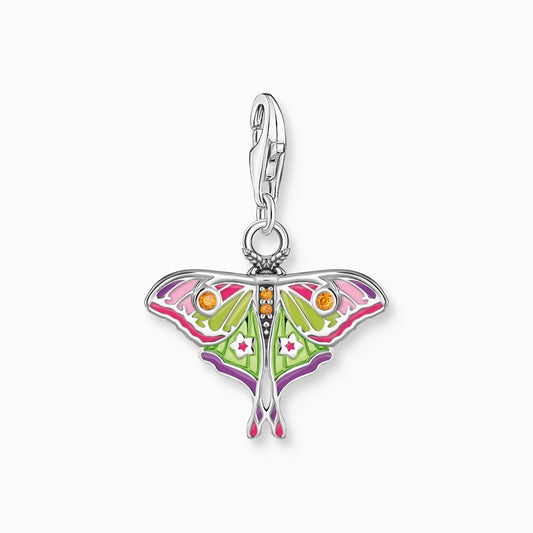 Sterling Silver Colourful Moth Charm