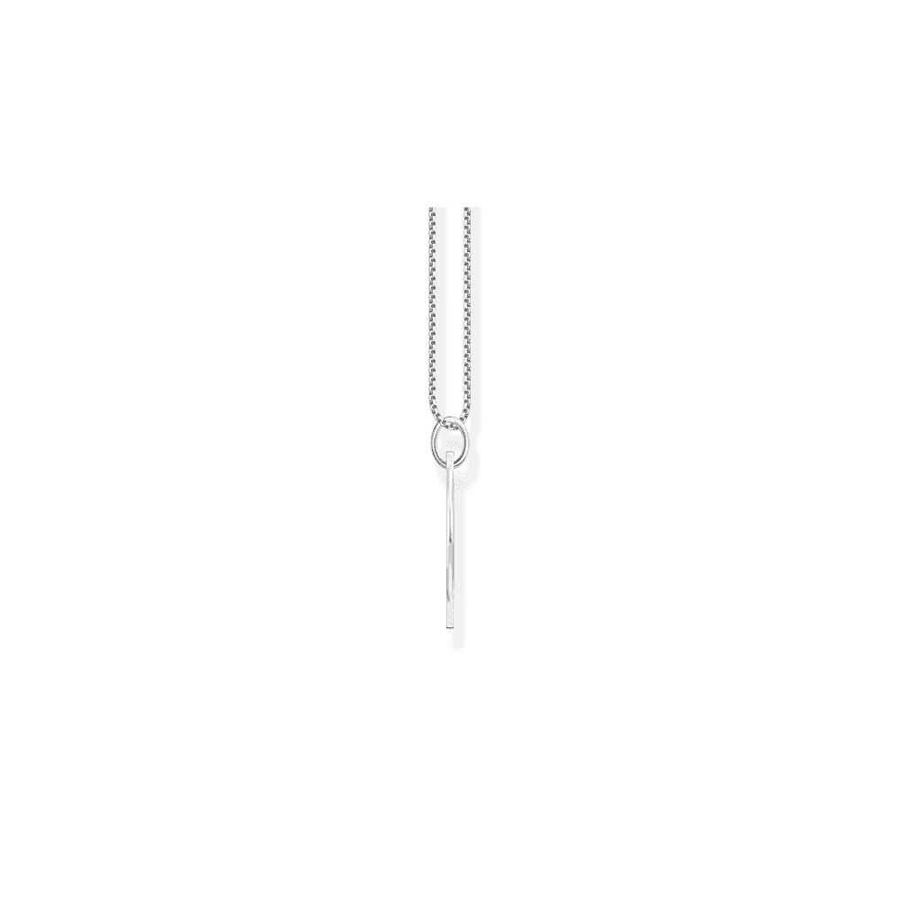 Sterling Silver Column Tag Pendant