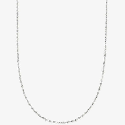 Sterling Silver Dainty Rope Chain Necklace