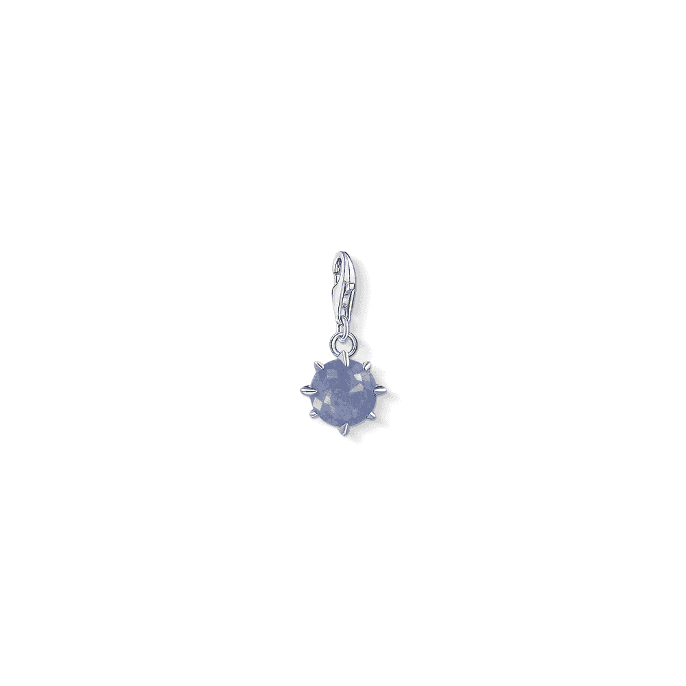 Sterling Silver December Birthstone Charm